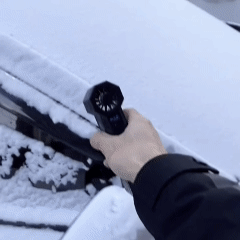 Electric Air Turbo Fan Dust Blower Flashlight