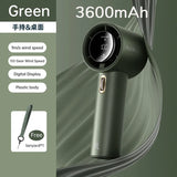 Mini Handheld Fan 100 Speeds LED Display