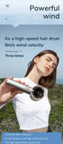 Mini Handheld Fan 100 Speeds LED Display