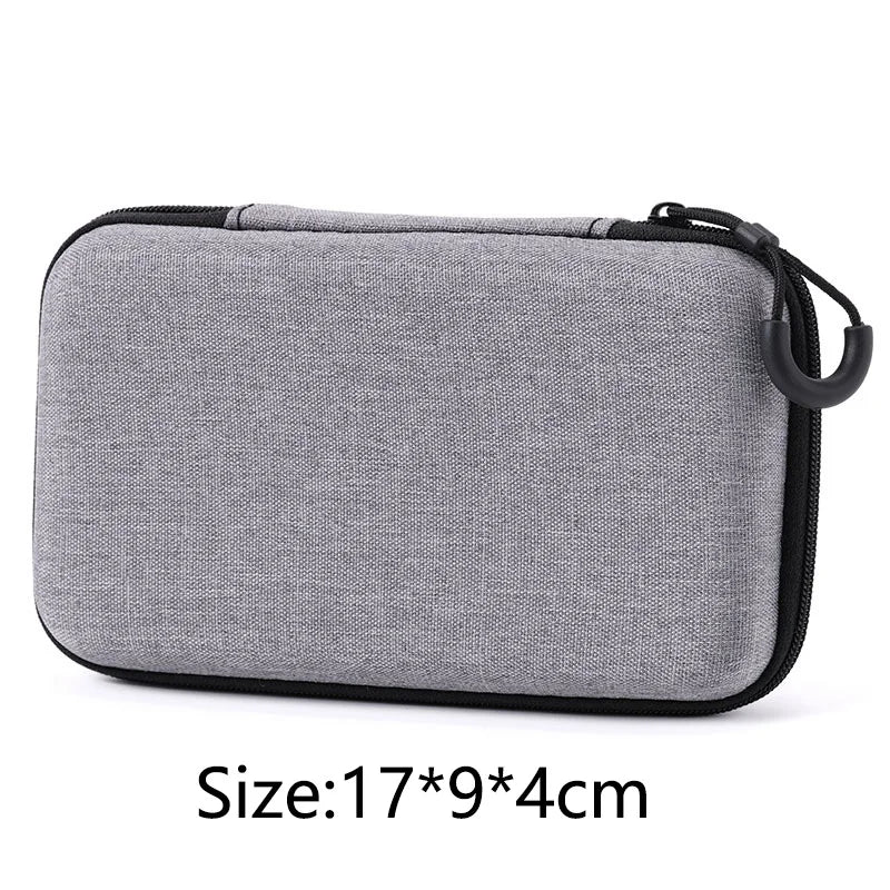 Portable Earphone Storage Bag Zipper Design