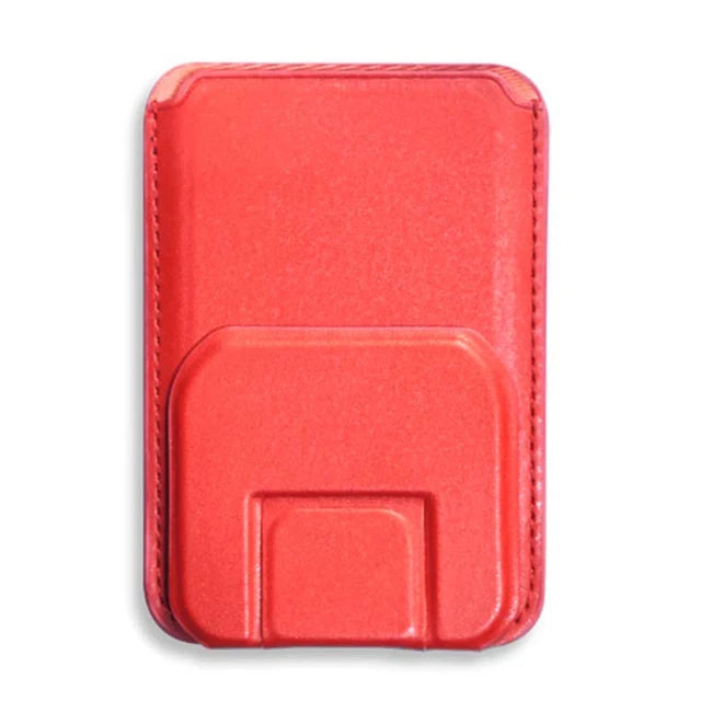 Magnetic Leather Wallet Case Kickstand Card Holder