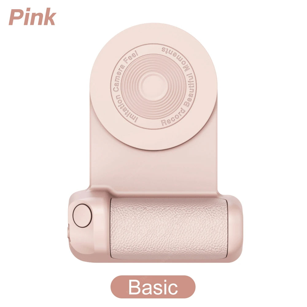 Magnetic Camera Handle Bluetooth Phone Grip Photo Bracket Anti-shake Selfie Device