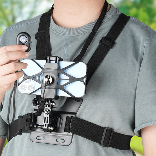 360 Chest Strap Phone Holder POV Mount