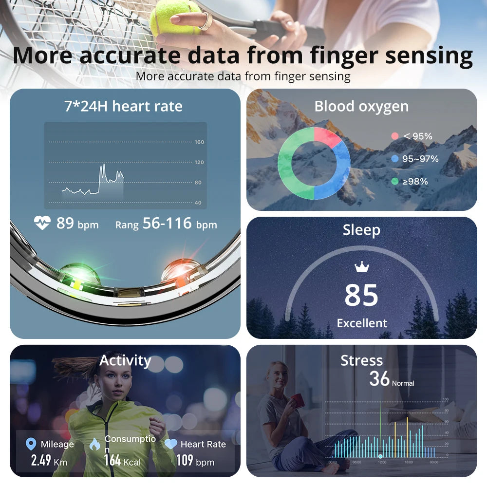 COLMI R10 Smart Ring Health Sleep Monitor Waterproof