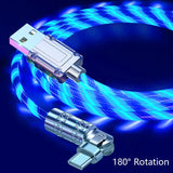 180 Degree LED Rotating Super Fast Data Cable