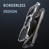 MagSafe Metal Phone Case Shockproof Rimless Design