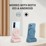 Magnetic Camera Handle Bluetooth Phone Grip Photo Bracket Anti-shake Selfie Device
