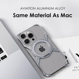 MagSafe Metal Phone Case Shockproof Rimless Design