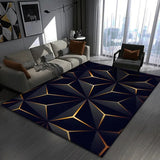 3D Geometric Carpet Large Area Bedroom Gaming