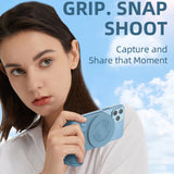 Magnetic Camera Handle Bluetooth Phone Grip Photo Bracket Anti-shake Selfie Device
