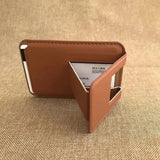 Magnetic Leather Wallet Case Kickstand Card Holder