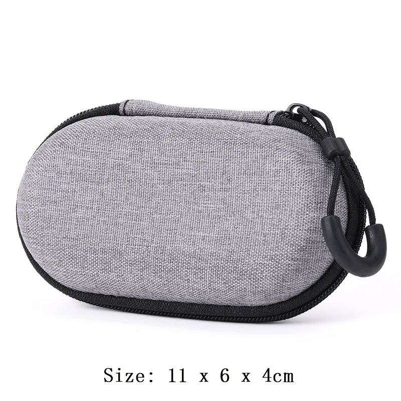 Portable Earphone Storage Bag Zipper Design