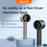 Mini Handheld Fan 100 Speeds LED Display