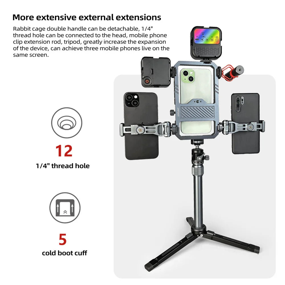 Universal Metal Phone Cage Stabilizer