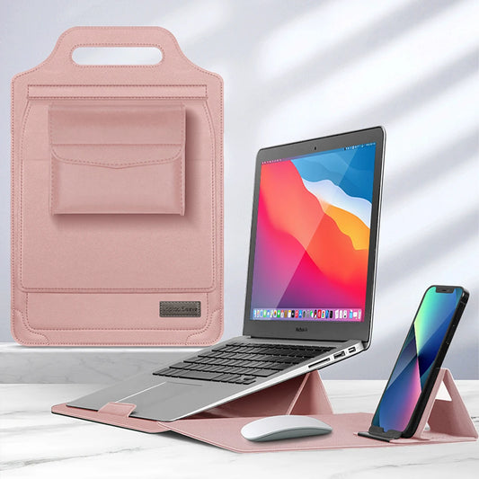 Laptop Sleeve Bag 5in1 Stand Case Cable Pouch