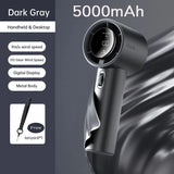 Mini Handheld Fan 100 Speeds LED Display