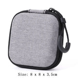 Portable Earphone Storage Bag Zipper Design