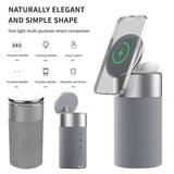 4-in-1 Qi Wireless Charging Earphone Audio Magnetic Charger Dock Mini Speaker Bluetooth
