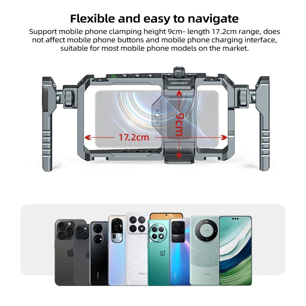 Universal Metal Phone Cage Stabilizer