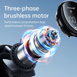 Mini Handheld Fan 100 Speeds LED Display