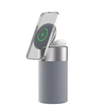 4-in-1 Qi Wireless Charging Earphone Audio Magnetic Charger Dock Mini Speaker Bluetooth