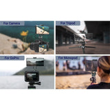 Aluminum Camera Hot Shoe Adapter Dual Cold Shoe