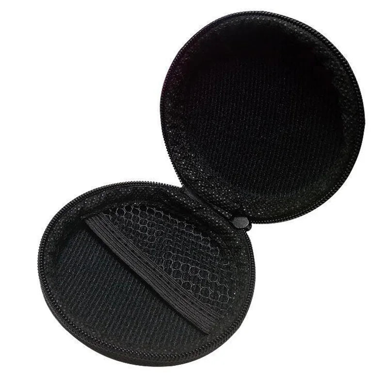 Portable Earphone Storage Bag Zipper Design