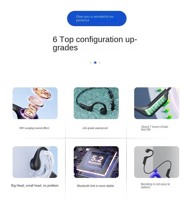 Shokz Open Ear Bone Conduction Bluetooth earphones
