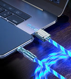 180 Degree LED Rotating Super Fast Data Cable
