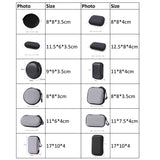 Portable Earphone Storage Bag Zipper Design