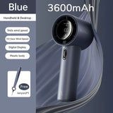 Mini Handheld Fan 100 Speeds LED Display