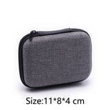 Portable Earphone Storage Bag Zipper Design