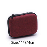 Portable Earphone Storage Bag Zipper Design