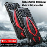 Heavy Duty Shockproof Armor Metal Phone Case