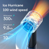 Mini Handheld Fan 100 Speeds LED Display
