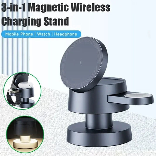 4 in 1 Magnetic Night Light Wireless Charger Stand