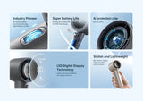 Mini Handheld Fan 100 Speeds LED Display