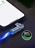 180 Degree LED Rotating Super Fast Data Cable