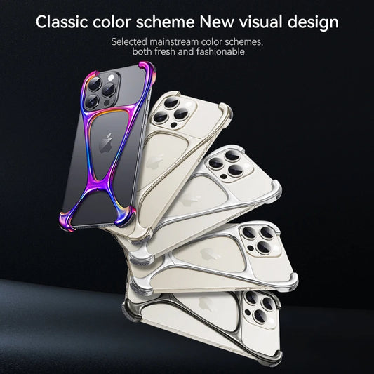 Bare Metal Alloy Phone Case Heat Dissipation
