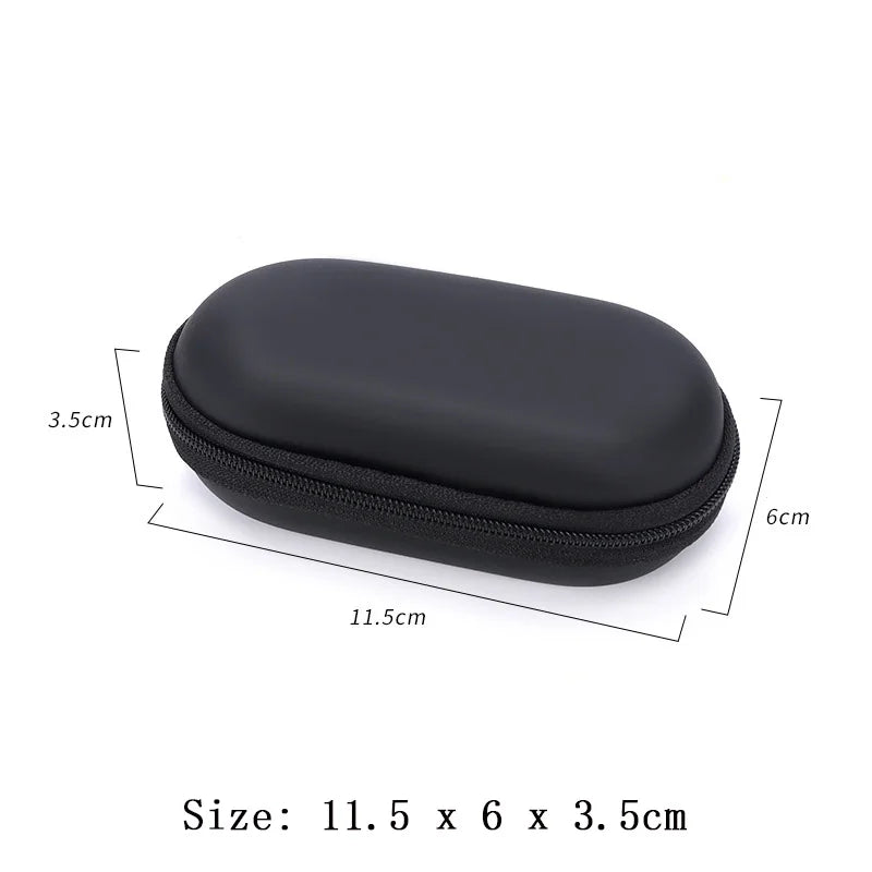 Portable Earphone Storage Bag Zipper Design
