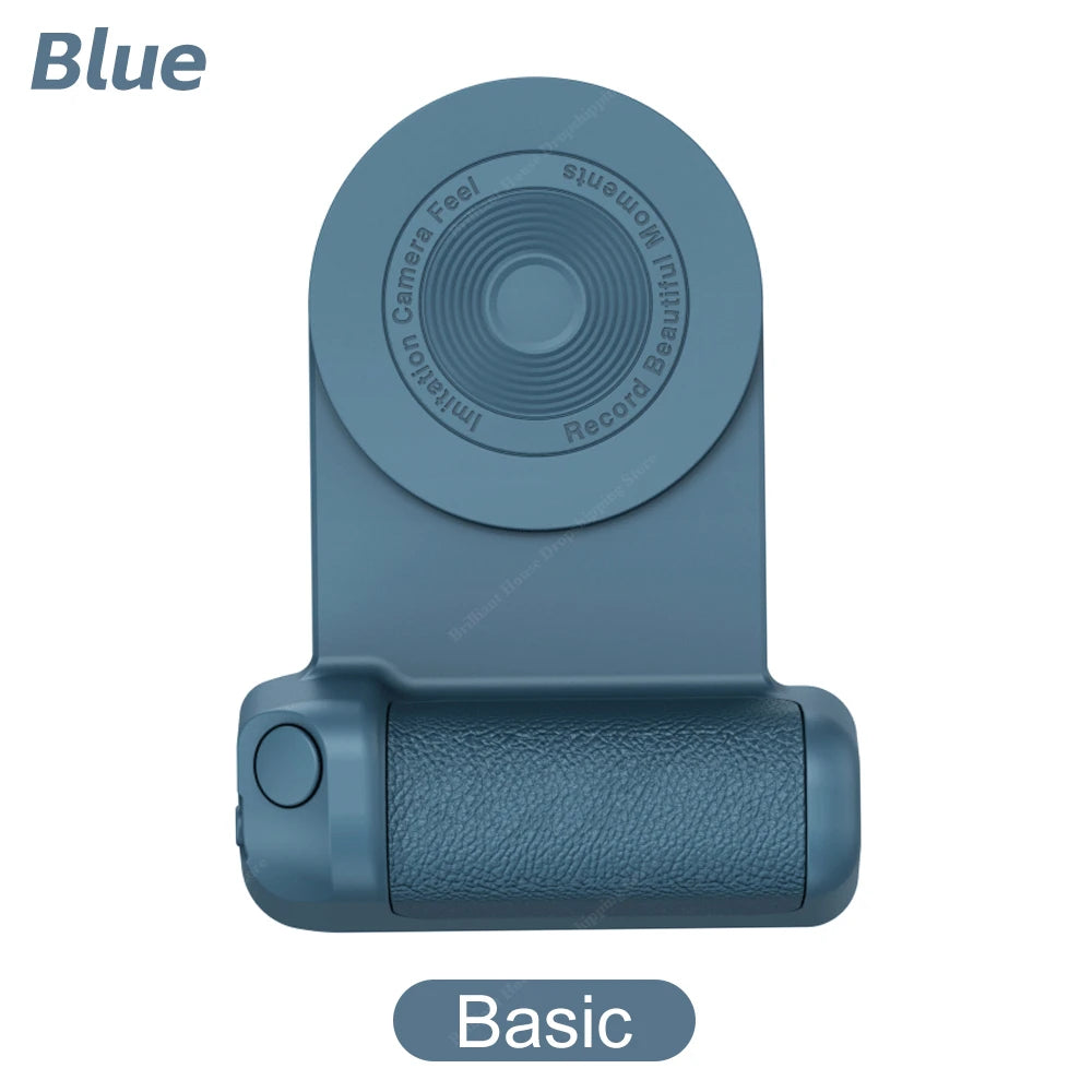 Magnetic Camera Handle Bluetooth Phone Grip Photo Bracket Anti-shake Selfie Device