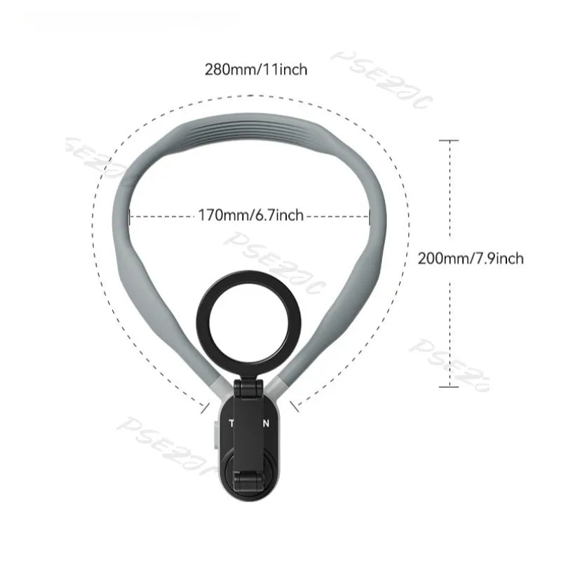 Portable Neck Phone Holder Magnetic Release