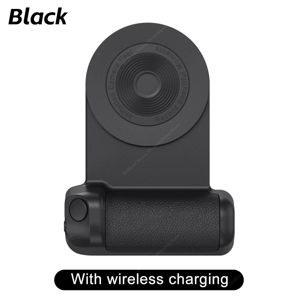 Magnetic Camera Handle Bluetooth Phone Grip Photo Bracket Anti-shake Selfie Device